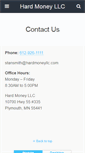 Mobile Screenshot of hardmoneyllc.com